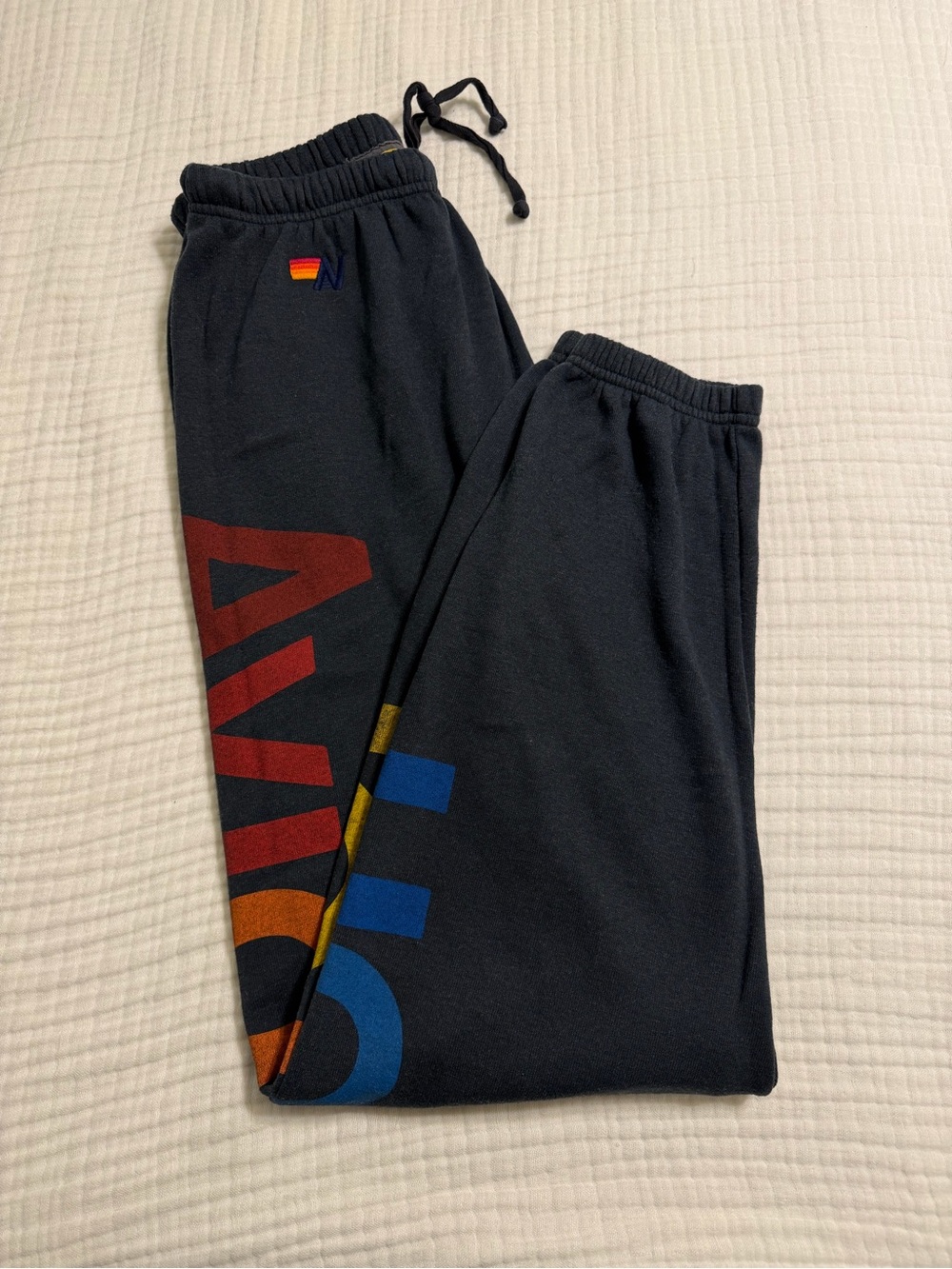 Aviator Nation Logo Stitch Sweatpants Size L